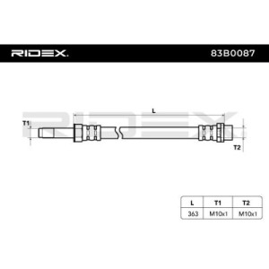 Flexible de frein MERCEDES-BENZ 9014280235, 9014280435, A9014280235