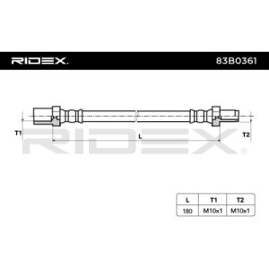 Flexible de frein VAG 4A0611775B, 803611707A