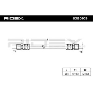 Flexible de frein BMW 10048220014, 32321113183, 34321107138