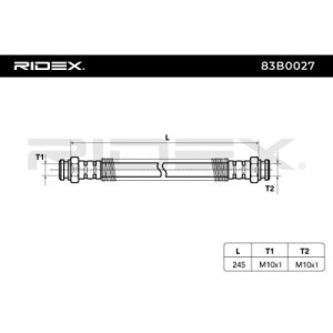 Flexible de frein CITROËN 168085, 480664, 480664