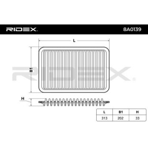 Filtre à air MAZDA Z62213Z40, Z62213Z40, Z62213Z40