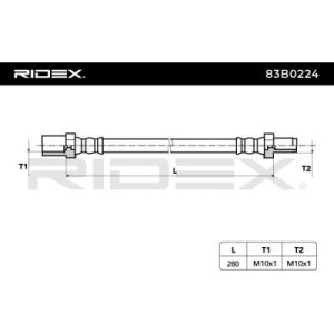 Flexible de frein ALFA ROMEO 0060501338, 0060709427, 0060709762