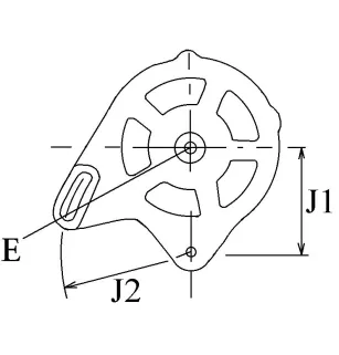 Alteración de 14V 200amp KHD 01182544, 01183187, 1182544, Iskra 11.203.389, 11.204.187