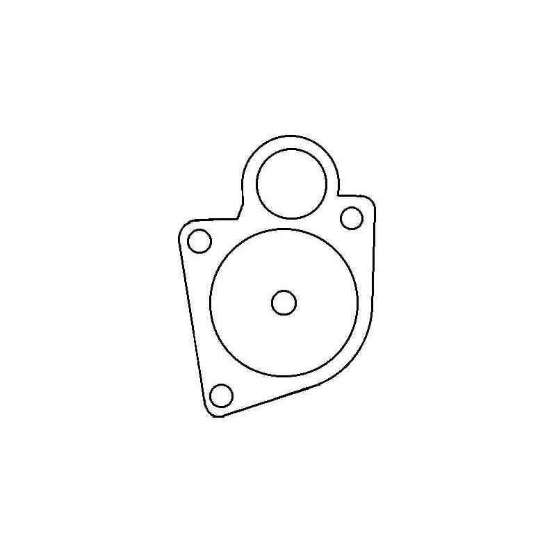 Démarreur NEUF Compatible Chrysler (4883447AA) / Bosch (0986017960) / Réf. 0001218177 - Ref. W114233