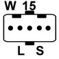 Altérnateur 28V 100Amp KHD 01183126, 01183126KZ, 1183126, Bosch 1986A01098