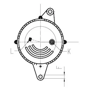 Alteración de 28V 150amp Caterpillar 10R7946, Motorola USA 110-431, Cummins 3640732, Motorola USA 8SC3068V