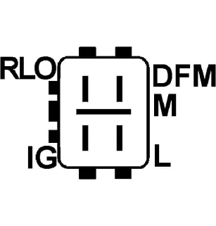 Änderung 14V 100AMP Denso 104210-4520, 104210-4521, 104211-3060, 104211-3061