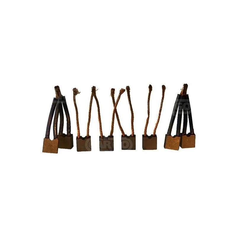 Conjunto de escovas, Valeo D13E117TE, D13E118TE, D13HP705, D13HP709 Conjunto de escovas, Valeo D13E117TE, D13E118TE, D13HP705, D13HP709
