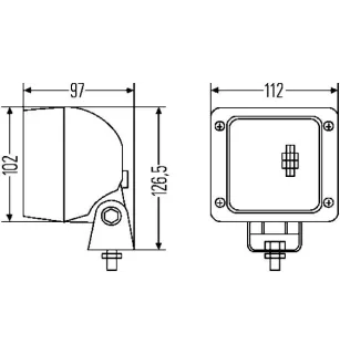 hella 1GA 007 506-001 Arbeitsleuchte