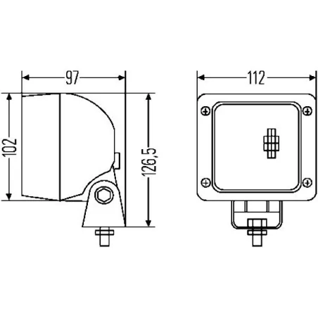 hella 1GA 007 506-001 Arbeitsleuchte