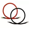 Câble batterie 25mm2 sur mesure au CM/Centimètre : solaire/photovoltaïque, auto, camping car...