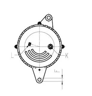 Alternatore Honda CGM25, Denso 101211-8740 per Honda BF135, BF150
