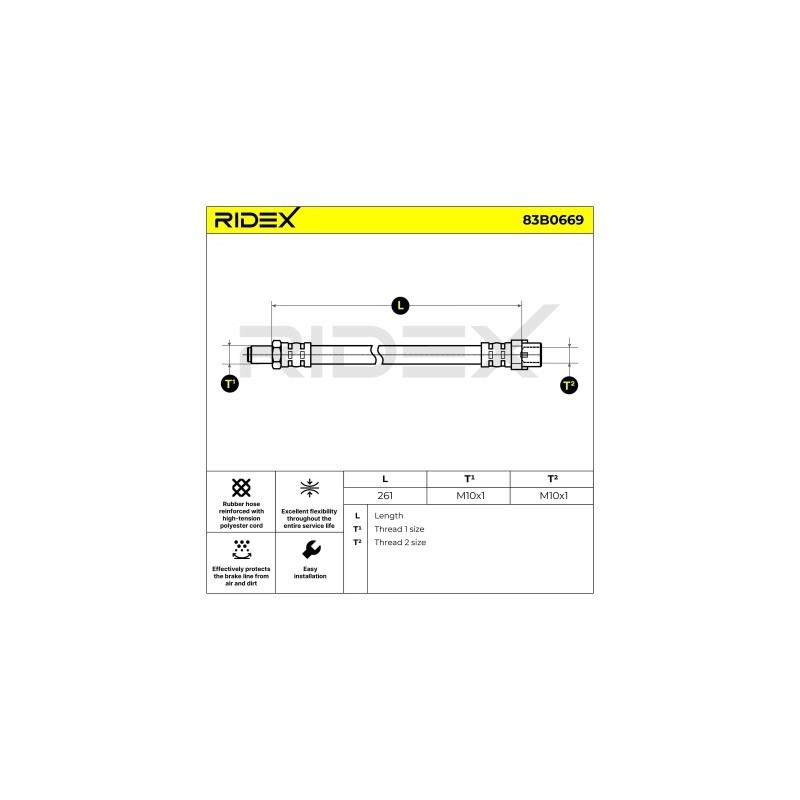 Flexible de frein BMW 34306792253