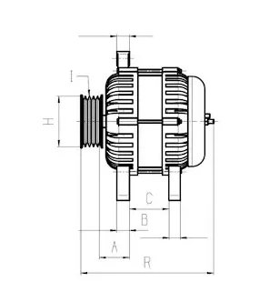 Alternateur 14V 160A 3.8L 04727865AB