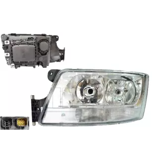 Links vordere Licht mit Motor für Mann TGS/TGX 81251016499 Lampe H7