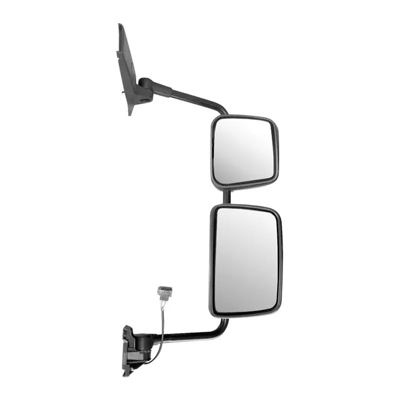 Rétroviseur Universel Pour Chariot élévateur/tracteur - 23,3x14 Cm, Verre Plat, Montage Réglable, Lot De 2