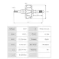 Rotors d’alternateurs pour: BOSCH 0123520006, 0123520007, 0123520008, 0123520011, 0123520012, 0123520013