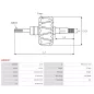 Rotor d’alternateurs pour BOSCH 0124615007 , A0160