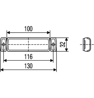 Hella 2PG 008 645-631 position light