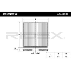 Filtre d'habitacle LEXUS LC7461P11, 72880XA00A, 72880AG000