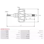 copia de copia de Rotor d’alternateurs pour BOSCH