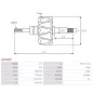 Rotor d’alternateurs pour BOSCH