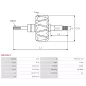 Rotor d’alternateurs pour BOSCH A0378