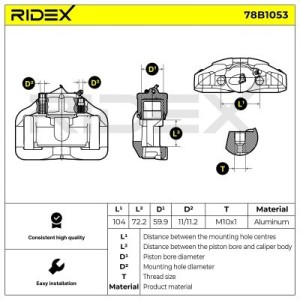 Étrier de frein BMW 34116753659
