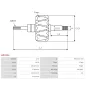 Kopie von Kopie von Kopie von Kopie von Kopie von Kopie von Rotor d’alternateurs pour BOSCH