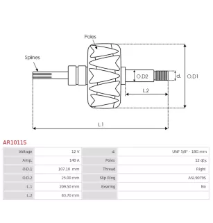 Kopie von Kopie von Kopie von Kopie von Kopie von Kopie von Kopie von Rotor d’alternateurs pour BOSCH