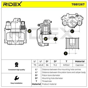 Étrier de frein BMW 34211164397