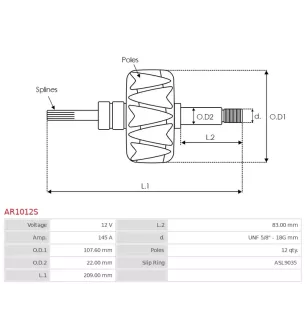 Kopie von Kopie von Kopie von Kopie von Kopie von Kopie von Rotor d’alternateurs pour BOSCH