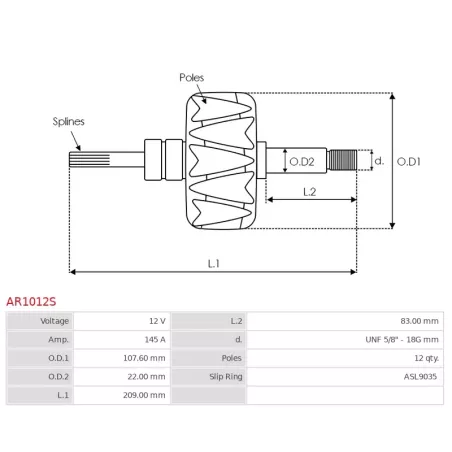 copy of copy of copy of copy of copy of copy of Rotor d’alternateurs pour BOSCH