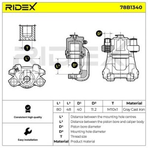 Étrier de frein BMW 34216850851