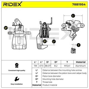 Étrier de frein SEAT 5Q0615423A, 5Q0615423A