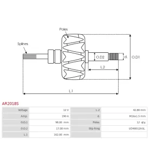 Kopie von Kopie von Kopie von Kopie von Kopie von Kopie von Kopie von Rotor d’alternateurs pour BOSCH