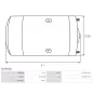 Moteur à courant continu Remplace PRESTOLITE M3100 46-948