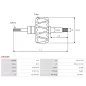 Kopie van Kopie van Kopie van Kopie van Kopie van Kopie van Kopie van Kopie van Rotor d’alternateurs pour BOSCH