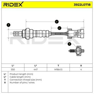 Sonde lambda CADILLAC 12592591, 12639693, 12656543