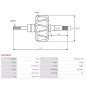 Kopie van Kopie van Kopie van Kopie van Kopie van Kopie van Kopie van Kopie van Rotor d’alternateurs pour BOSCH