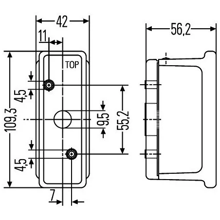 Hella 2XS 007 841-021 Umrissleuchte