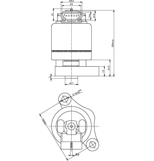 AGR-Ventil Opel Astra, Vectra, Meriva: 17098055, 17200272, 5851024, 5851604