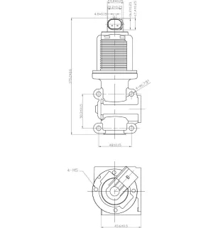 EGR valve Alfa 147, 159, 166 - Opel Astra, Vectra - Fiat Stilo