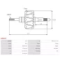 Rotor d’alternateurs pour MITSUBISHI A5TG0991