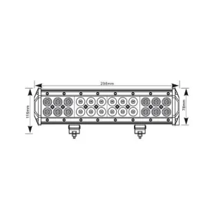 305MM 72W Military Led Ramp