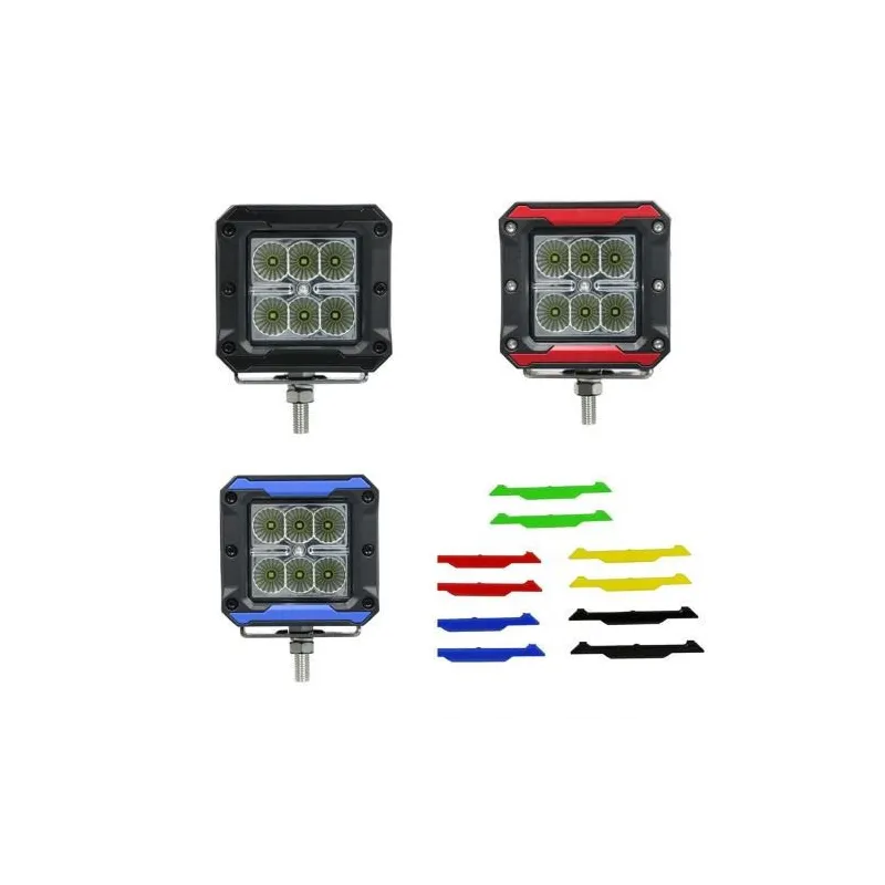 6 LED-Arbeitsleuchte mit 4 Farben 1260 Lumen 6 LED-Arbeitsleuchte mit 4 Farben 1260 Lumen