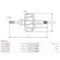 Rotor d’alternateurs pour MITSUBISHI A4TU3586