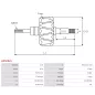 Rotor d’alternateurs pour MITSUBISHI A5001