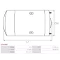 Moteur à courant continu PRESTOLITE pour MCV-B4,MRV-B4,MRV-B5