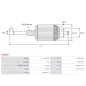 Induit démarreur pour BOSCH 0001110001 , 0001110002 , 0001110004 , 0001110007 , 0001110008